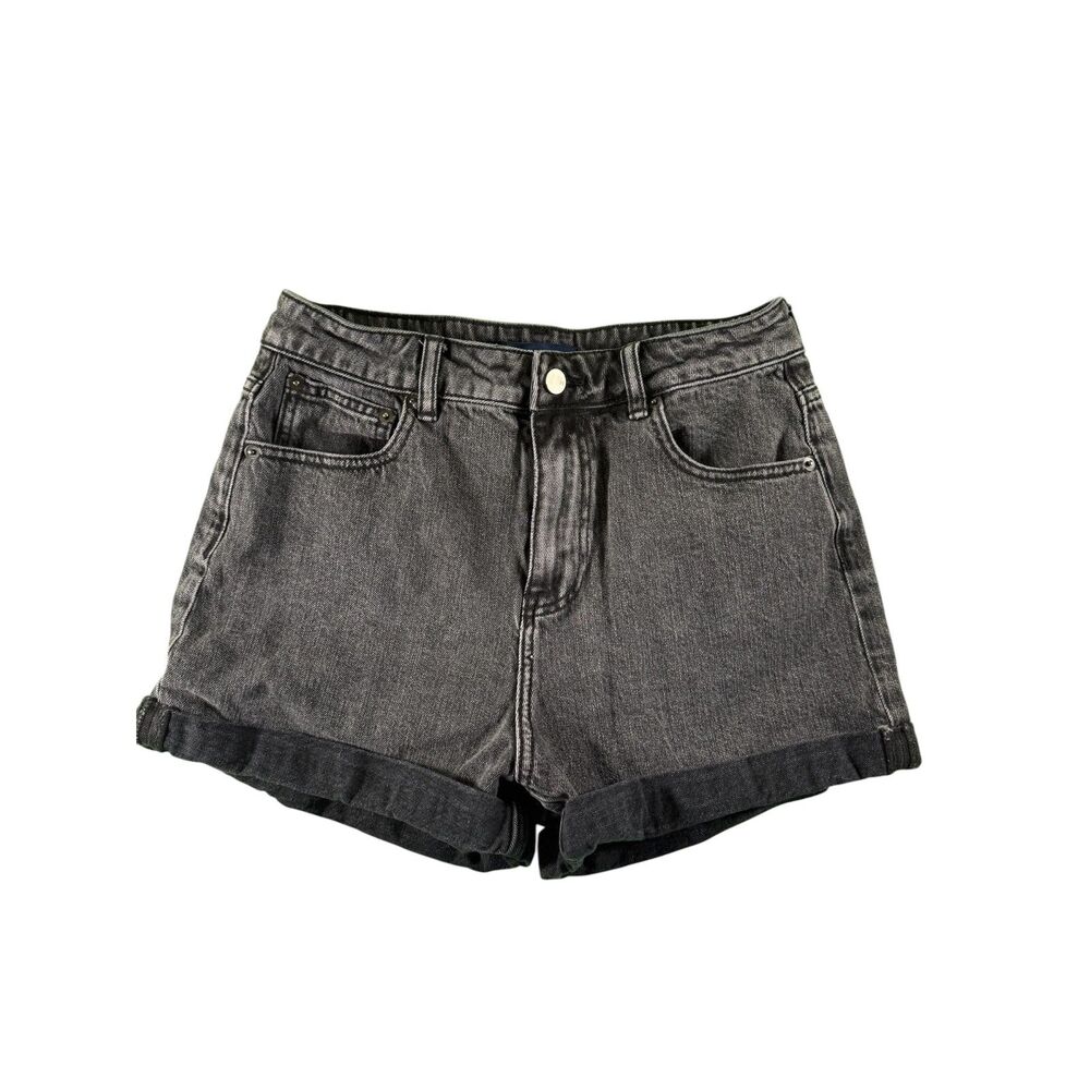 French Connection Black Denim Shorts Size 10